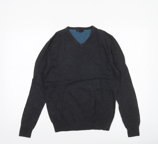Mens UK Size S Refectory London Black Pullover Jumper