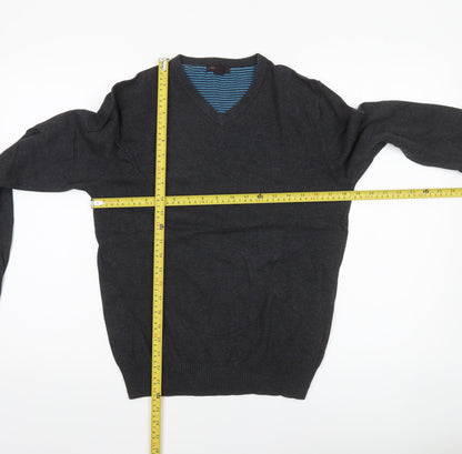 Mens UK Size S Refectory London Black Pullover Jumper