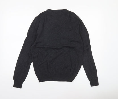 Mens UK Size S Refectory London Black Pullover Jumper