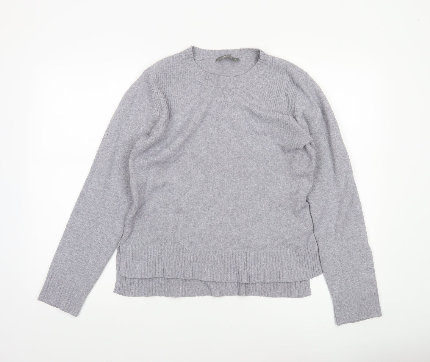 Womens UK Size S Oasis Grey Pullover Jumper
