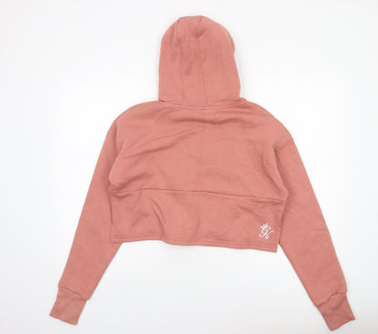 Womens UK Size 14 Gym King Pink Pullover Hoodie