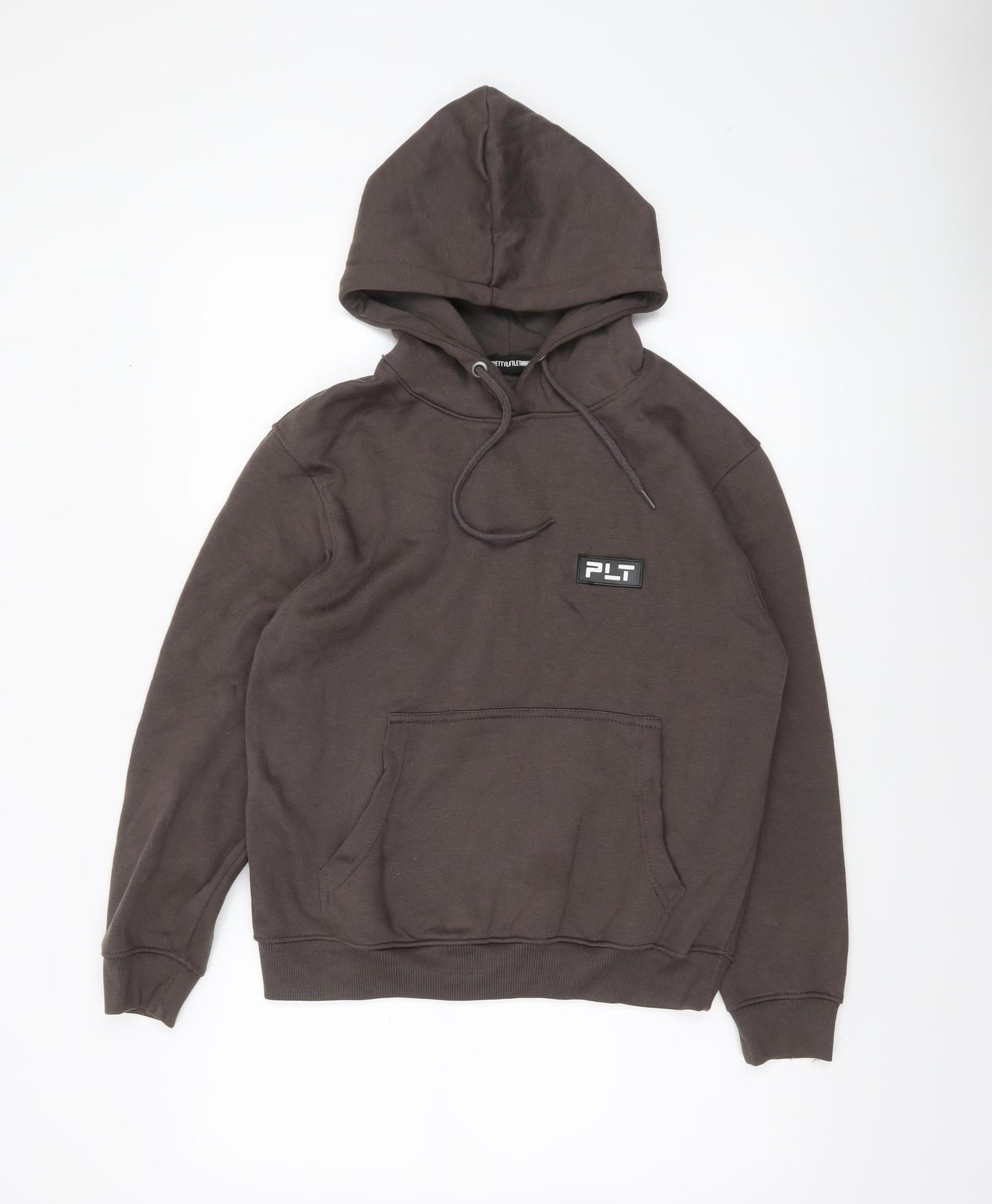 Womens UK Size 4 PRETTYLITTLETHING Brown Pullover Hoodie