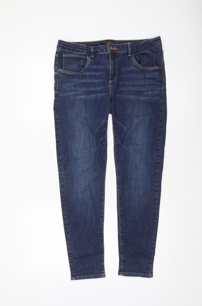 Womens UK Size 14 Slim Poco by Pippa Slim Fit Skinny Blue Jeans
