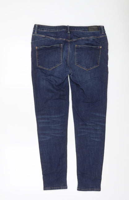 Womens UK Size 14 Slim Poco by Pippa Slim Fit Skinny Blue Jeans
