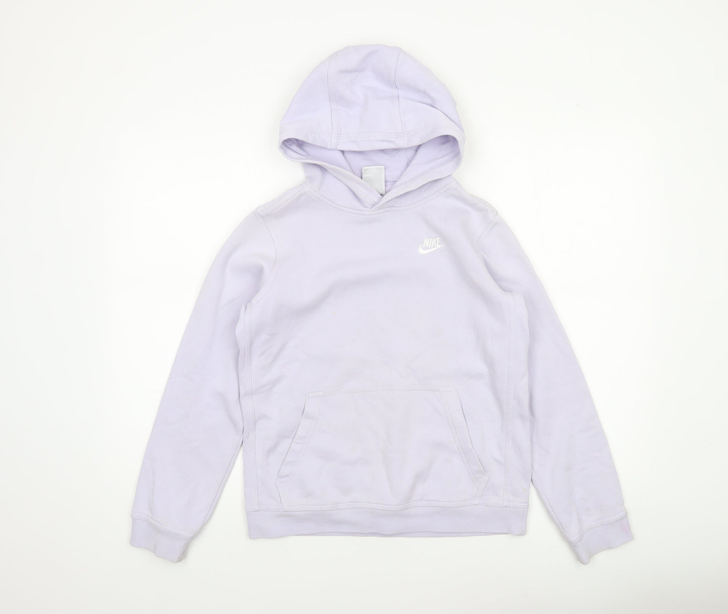 Girls UK Size 13-14 Years Nike Purple Pullover Hoodie