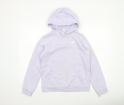 Girls UK Size 13-14 Years Nike Purple Pullover Hoodie