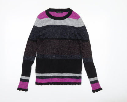 Womens UK Size L Dunnes Multicoloured Pullover Jumper