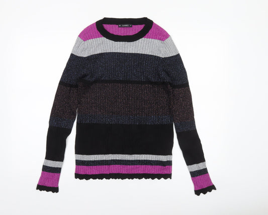 Womens UK Size L Dunnes Multicoloured Pullover Jumper