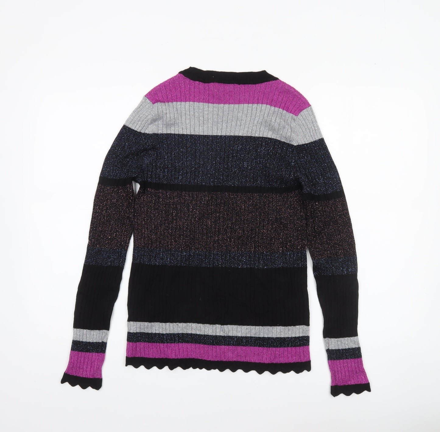 Womens UK Size L Dunnes Multicoloured Pullover Jumper
