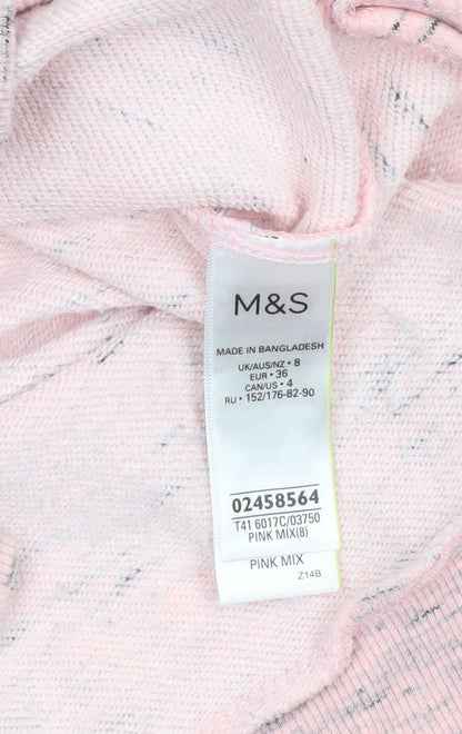 Womens UK Size 8 Marks and Spencer Pink Pullover Sweatshirt