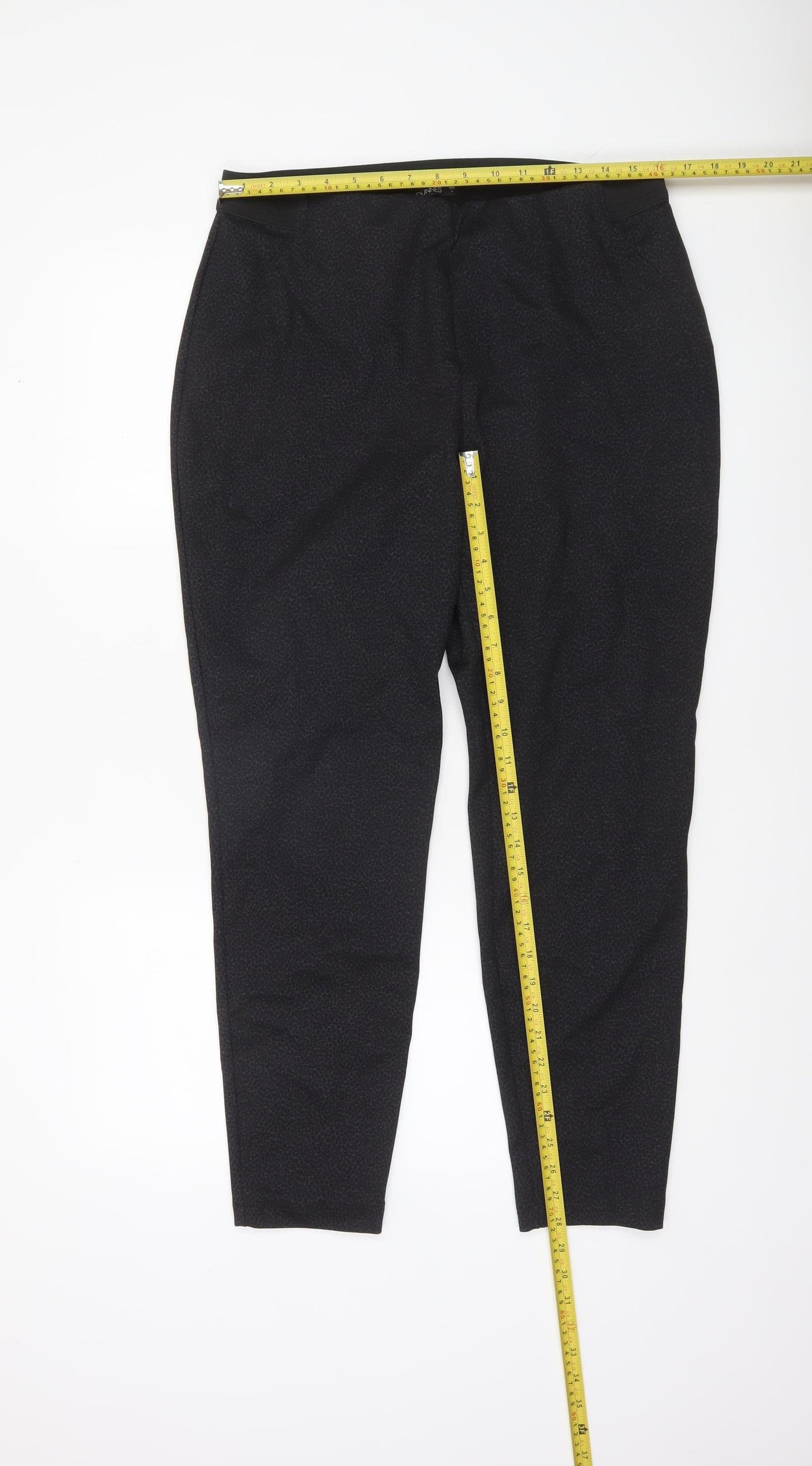 Womens UK Size L Dunnes Slim Fit Leggings Grey Trousers