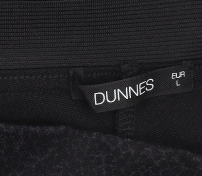 Womens UK Size L Dunnes Slim Fit Leggings Grey Trousers
