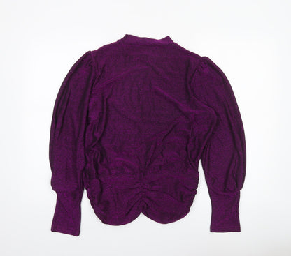 Womens UK Size L Rowen Avenue Purple Pullover Jumper