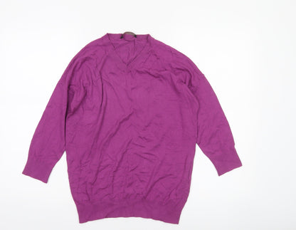 Womens UK Size M MaxMara Purple Pullover Jumper