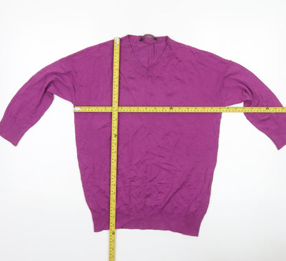 Womens UK Size M MaxMara Purple Pullover Jumper