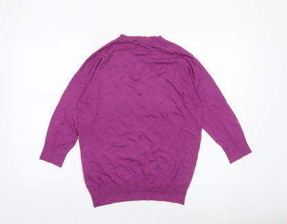 Womens UK Size M MaxMara Purple Pullover Jumper