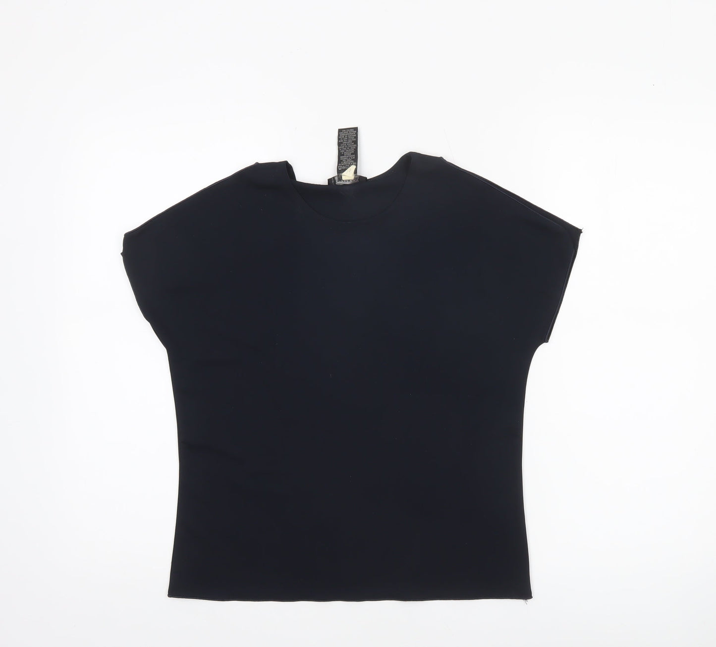Womens UK Size M Kenneth Cole Black Basic T-Shirt