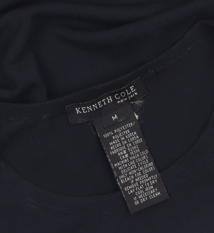 Womens UK Size M Kenneth Cole Black Basic T-Shirt