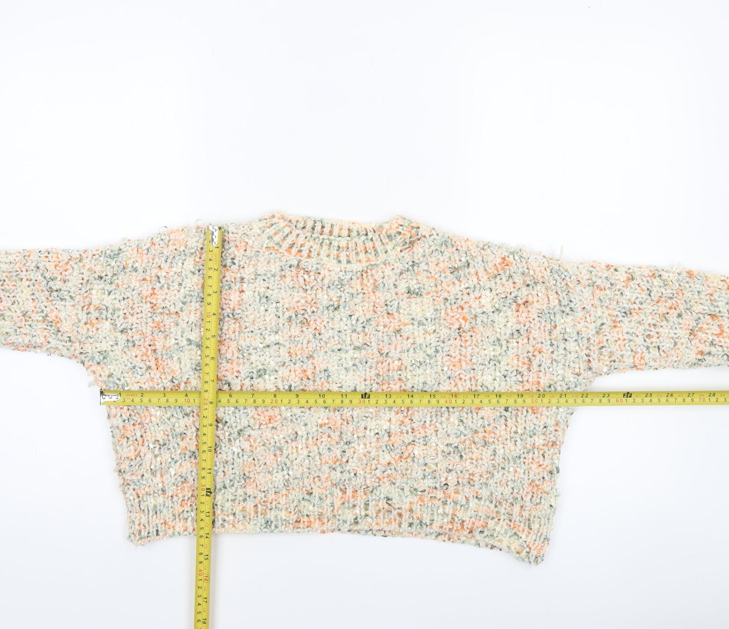 Womens UK Size S QED London Multicoloured Pullover Jumper