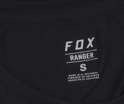Womens UK Size S Fox Black CyclingGym & TrainingRunning & Jogging T-Shirt