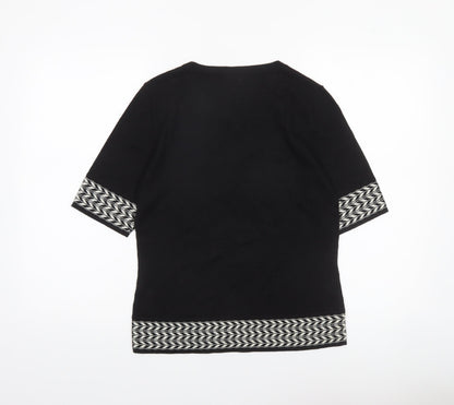 Womens UK Size S CC Black Pullover Jumper