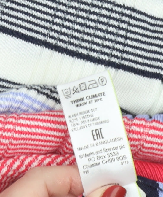 Womens UK Size 18 Marks and Spencer Multicoloured Pullover Jumper
