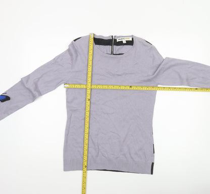 Womens UK Size 12 Clements Ribeiro Purple Pullover Jumper