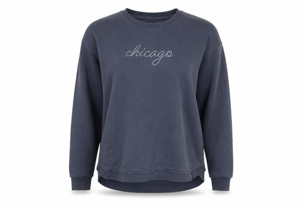 Womens UK Size S Valani Blue Pullover Sweatshirt