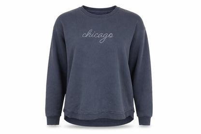 Womens UK Size S Valani Blue Pullover Sweatshirt