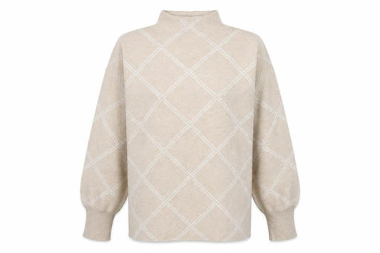 Womens UK Size XL Tahari Beige Pullover Jumper