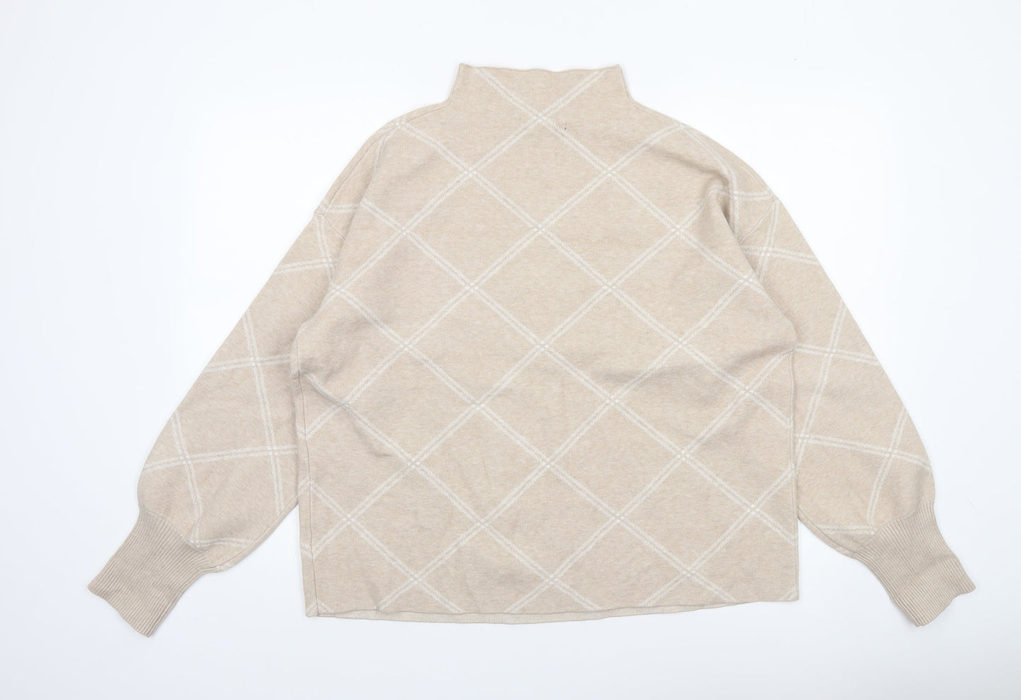 Womens UK Size XL Tahari Beige Pullover Jumper