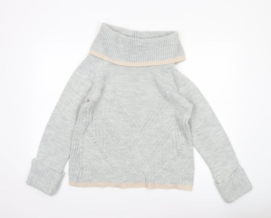 Womens UK Size M Oasis Grey Pullover Jumper