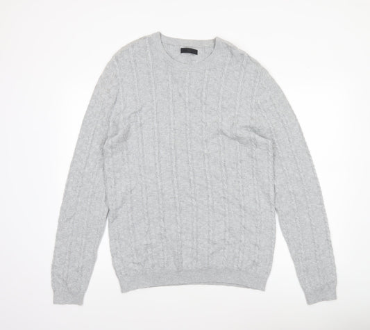 Mens UK Size XL ASOS Grey Pullover Jumper