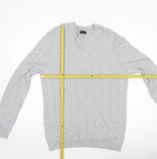 Mens UK Size XL ASOS Grey Pullover Jumper