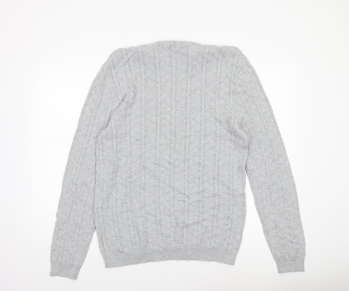 Mens UK Size XL ASOS Grey Pullover Jumper