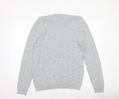 Mens UK Size XL ASOS Grey Pullover Jumper