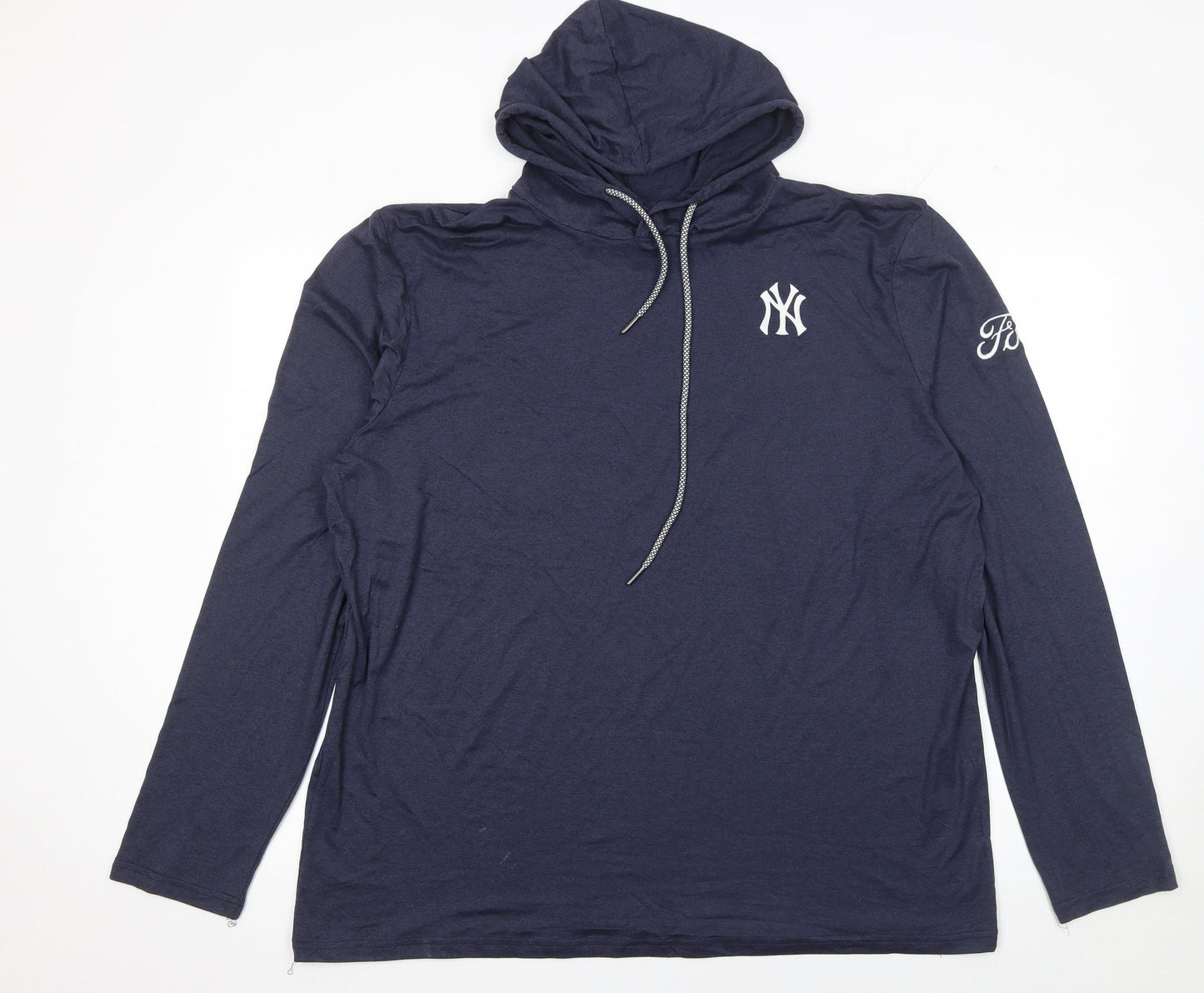 Womens UK Size XL New York Yankees Blue Pullover Hoodie