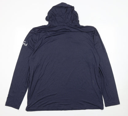 Womens UK Size XL New York Yankees Blue Pullover Hoodie