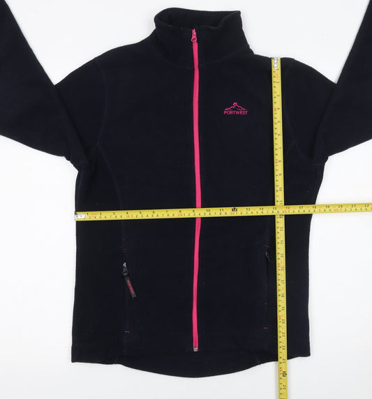 Womens UK Size 12 Portwest Black Basic Jacket