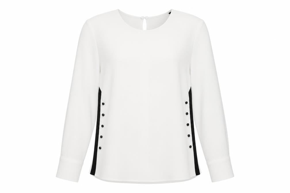 Womens UK Size XS Zara Basic White Basic Blouse