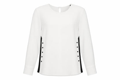Womens UK Size XS Zara Basic White Basic Blouse