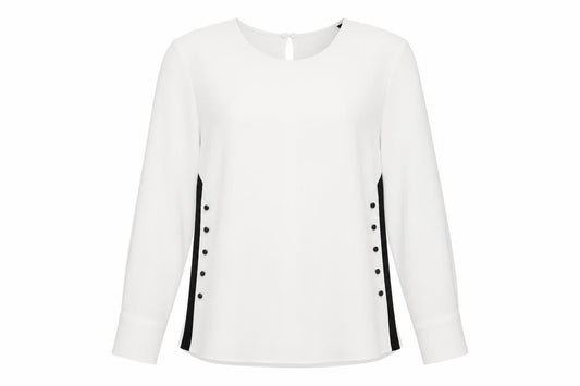 Womens UK Size XS Zara Basic White Basic Blouse