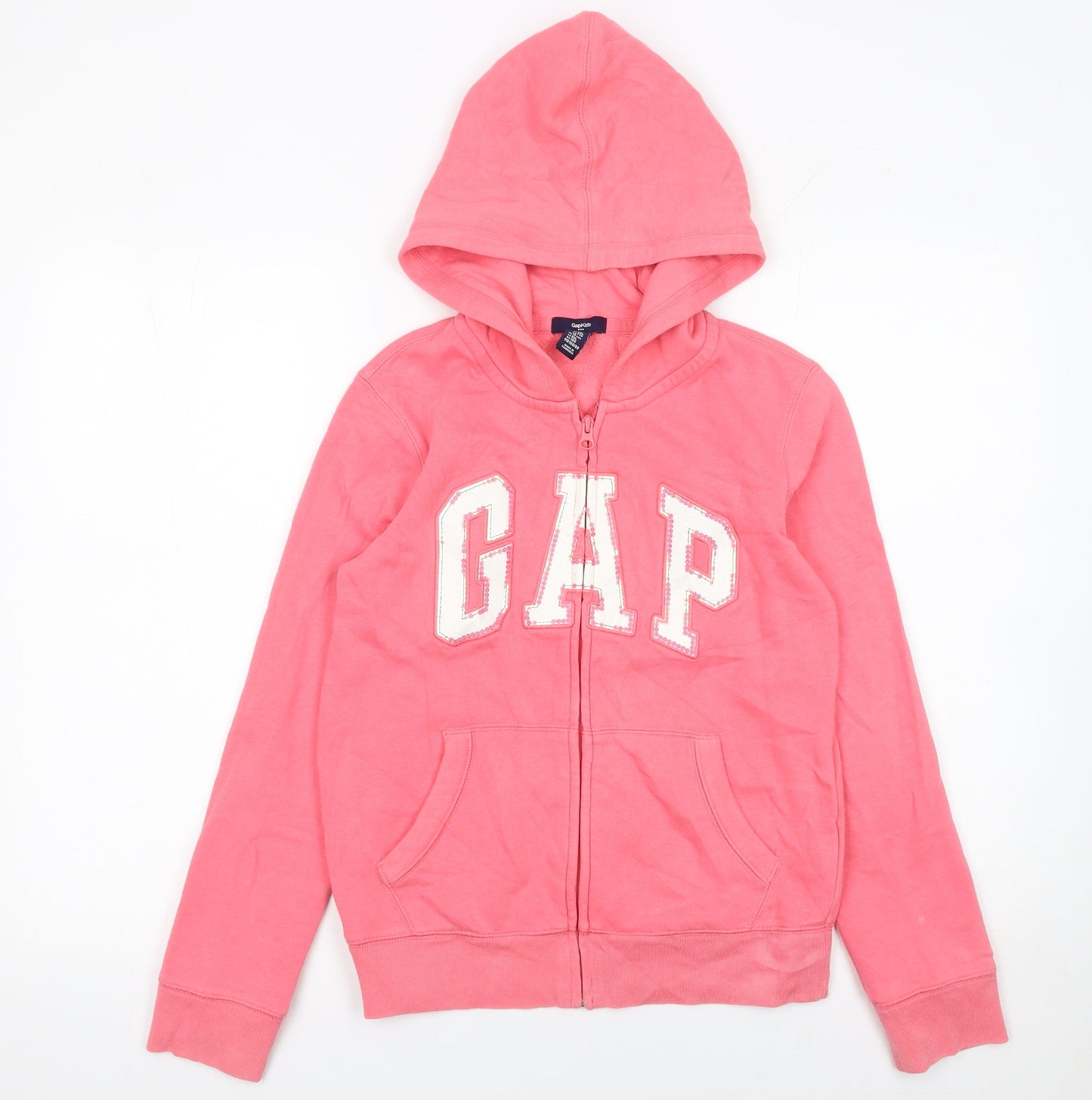 Girls UK Size 13 Years Gap Pink Full Zip Hoodie