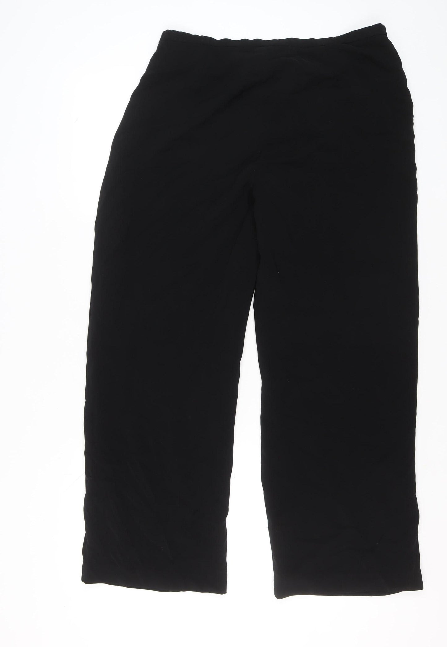 Womens UK Size 16 Windsmoor Regular Fit Dress Pants Black Trousers