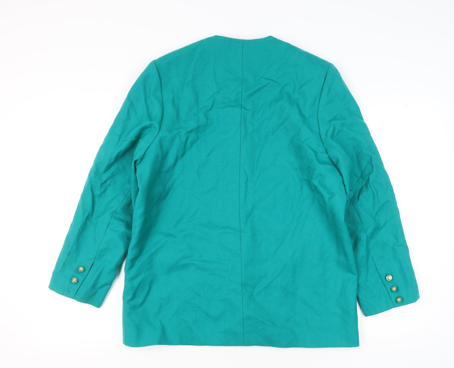 Womens UK Size 18 Avoca Green Basic Jacket