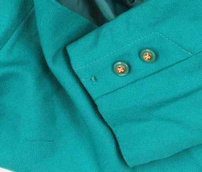 Womens UK Size 18 Avoca Green Basic Jacket