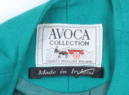 Womens UK Size 18 Avoca Green Basic Jacket