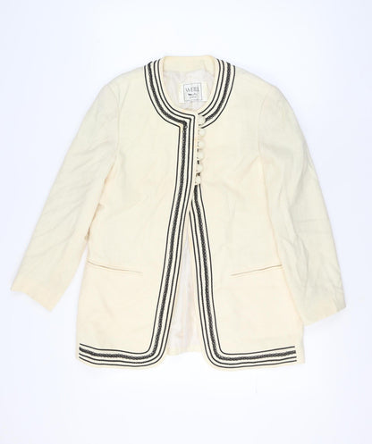 Womens UK Size 14 WEILL Regular Ivory Blazer