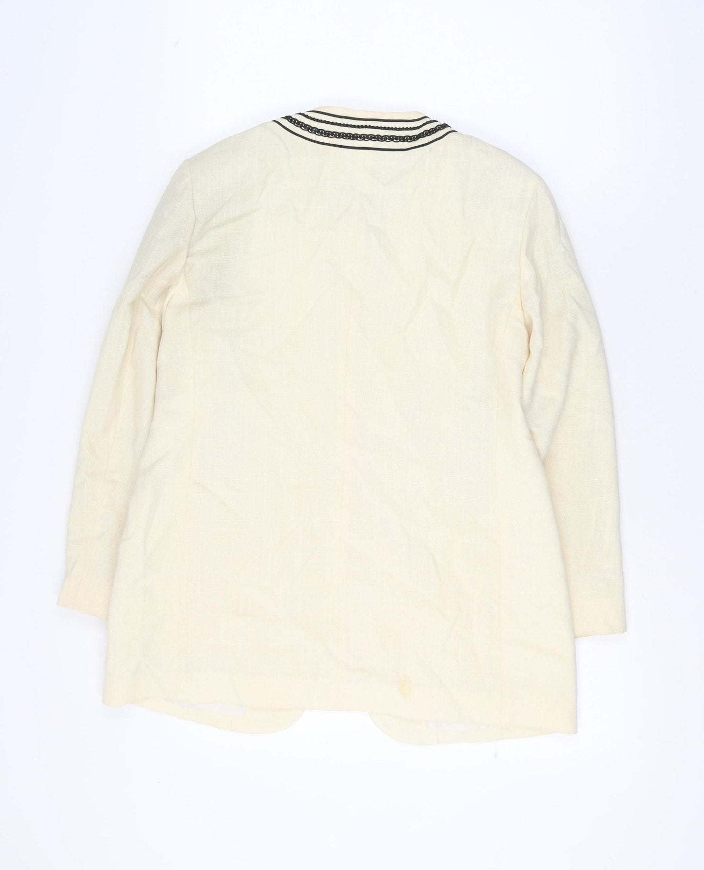 Womens UK Size 14 WEILL Regular Ivory Blazer