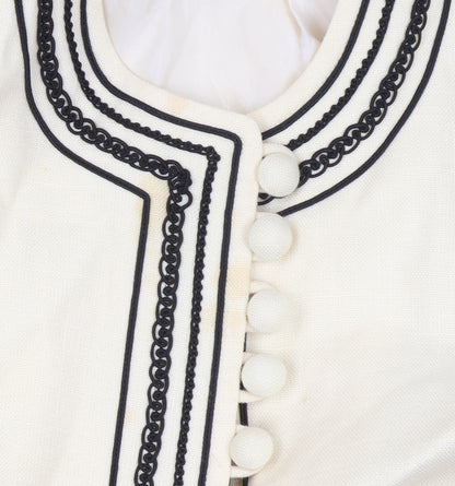 Womens UK Size 14 WEILL Regular Ivory Blazer